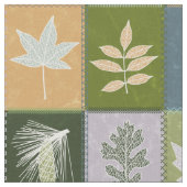 Quilted Summer Blätter Stoff (Nahaufnahme)