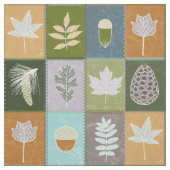 Quilted Summer Blätter Stoff (Muster)