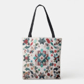 Quilted Weihnachtsdesign Tasche (Rückseite)