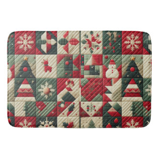 Quilted Weihnachtsdesigns Badematte