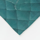 Quilted Whimsical Abstrakt Mermaid Aquamarin Fleecedecke (Ecke)