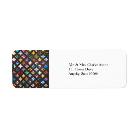 Quilteetikett (Vorne)