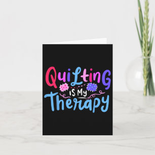 Quilter-Abwassergiftgeschenk beenden Karte