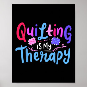 Quilter-Abwassergiftgeschenk beenden Poster