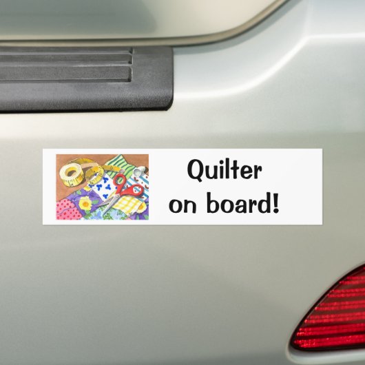 Quilter an Bord! Autoaufkleber (Auf Auto)