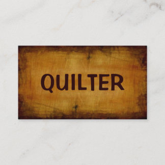Quilter Antiquitätenkarte Visitenkarte