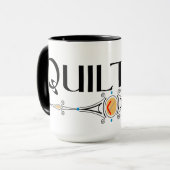 Quilter Dekorationslinie Tasse (Vorderseite Links)