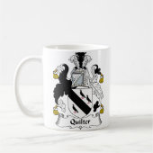 Quilter Familienwappen Kaffeetasse (Links)