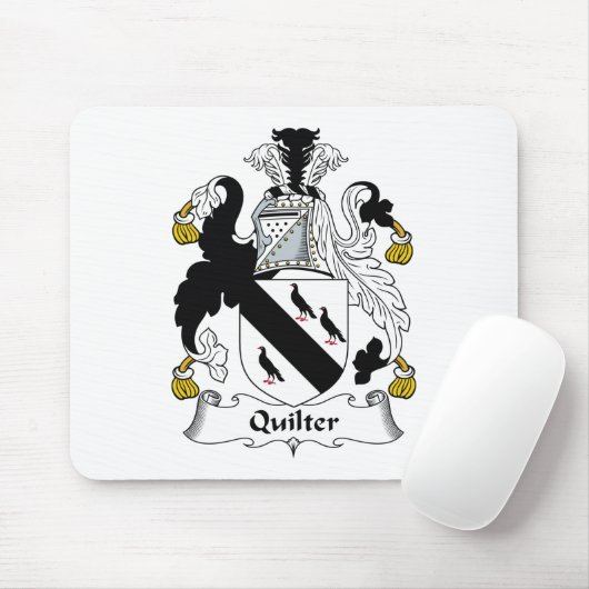Quilter Familienwappen Mousepad (Mit Mouse)