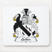 Quilter Familienwappen Mousepad (Vorne)