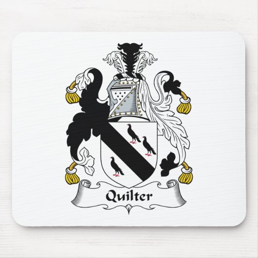 Quilter Familienwappen Mousepad (Vorne)