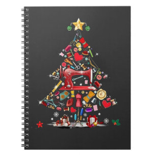 Quilter Frohe Weihnachten Baum Quilt Block Quiltin Notizblock