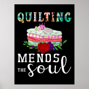 Quilter-Geschenk für Soule beenden Quillover Poster