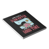 Quilter-Geschenk | Jetzt ist es nicht gut Notizblock (angewinkelt)