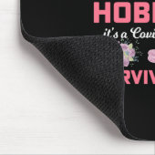 Quilter-Geschenk | Nähen ist kein Hobby Mousepad (Ecke)