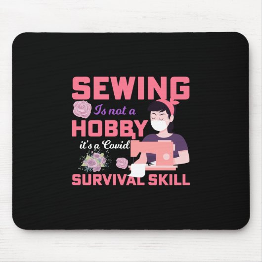 Quilter-Geschenk | Nähen ist kein Hobby Mousepad (Vorne)