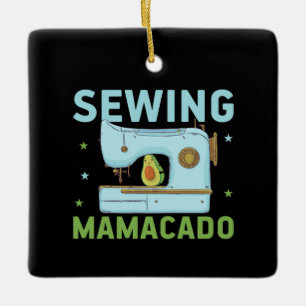 Quilter-Geschenk   Nähen Mamacado Keramikornament