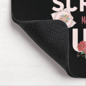 Quilter-Geschenk | Wenn das Leben dir Mist gibt Mousepad (Ecke)