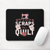 Quilter-Geschenk | Wenn das Leben dir Mist gibt Mousepad (Mit Mouse)