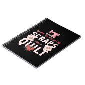 Quilter-Geschenk | Wenn das Leben dir Mist gibt Notizblock (Linke Seite)