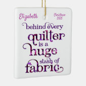 Quilter-Gewebe-Stash-Quilting Keramikornament (Rechts)