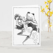 quilter karte (Gelbe Blume)