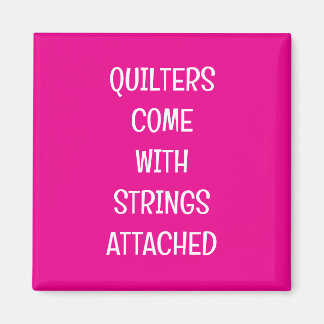 Quilter kommen mit Saiten Magnet