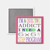 Quilter Magnet (Vorderseite/Rückseite)