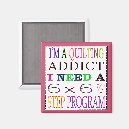 Quilter Magnet (Vorderseite/Rückseite)