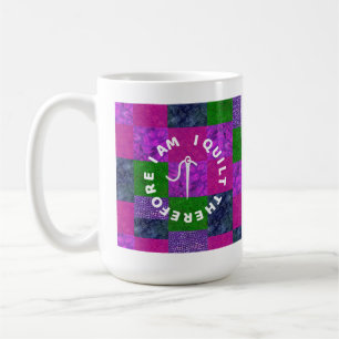 Quilter Mama Oma Quilting Stoff Patchwork  Kaffeetasse