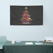 Quilter Merry Christmas Tree Quilt Block Quilting  Banner (Messeveranstaltung)