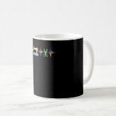 Quilter Nähherpult - Überquerung Kaffeetasse (VorderseiteRechts)