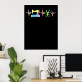 Quilter Nähherpult - Überquerung Poster (Heimbüro)