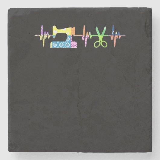 Quilter Nähherpult - Überquerung Steinuntersetzer (Vorderseite)