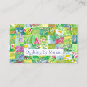 Quilter Patchwork Quilt Nähen Seamstress Crafter Visitenkarte (Vorderseite)