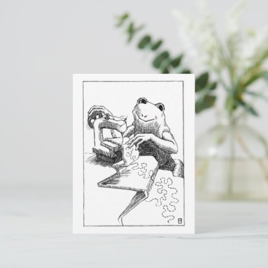 quilter postkarte (Stehend Vorderseite)