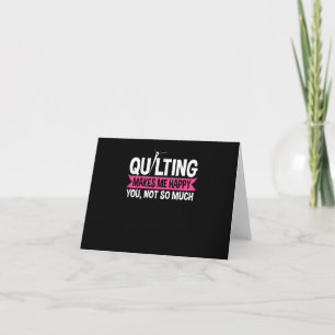 Quilter Quilter Quilting Nähgeschenke Karte