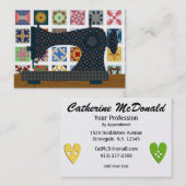 Quilter/Seamstress-Karte - SRF Visitenkarte (Vorne/Hinten)