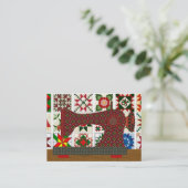 Quilter/Seamstress-Karte - SRF Visitenkarte (Stehend Vorderseite)