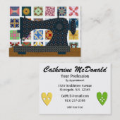 Quilter/Seamstress-Karte - SRF Visitenkarte (Vorne/Hinten)