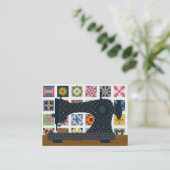 Quilter/Seamstress-Karte - SRF Visitenkarte (Stehend Vorderseite)