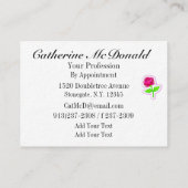 Quilter/Seamstresskarte Visitenkarte (Rückseite)