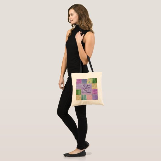 Quilter Spaß Patchwork Tote Bag Tragetasche (Vorderseite (Model))