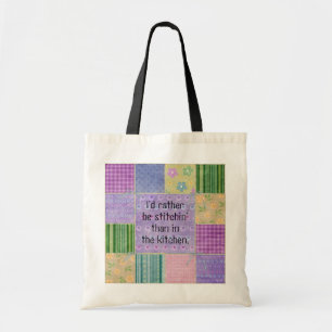 Quilter Spaß Patchwork Tote Bag Tragetasche