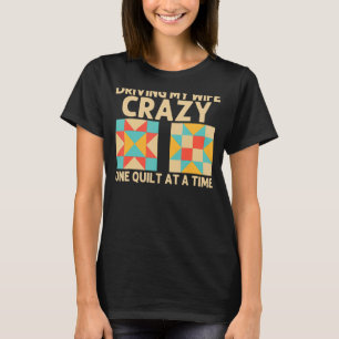Quilter zum Nähen von Enthusiasten Vater Quilter T-Shirt
