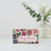 Quilterblöcke zum Stechen von Nähmaschinen Visitenkarte (Stehend Vorderseite)