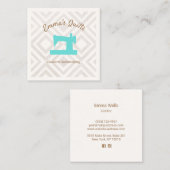 Quilternähmaschine Telefonnummerkarte (Vorne/Hinten)