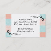 Quilterquilter-Quilterquilter-Nahtstelle Visitenkarte (Rückseite)