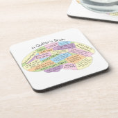 Quilter's Brain Untersetzer (Linke Seite)