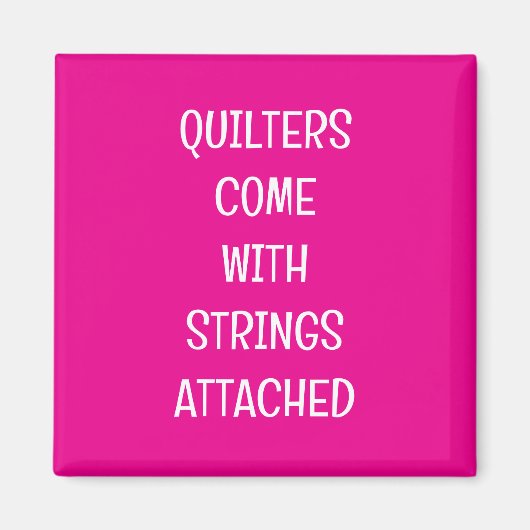 Quilters come with strings magnet (Vorne)